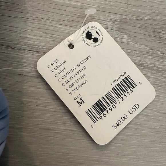 FP Movement Get Your Flirt On shorts in Cloudy Waters Medium Baby Blue NWT - Picture 5 of 5